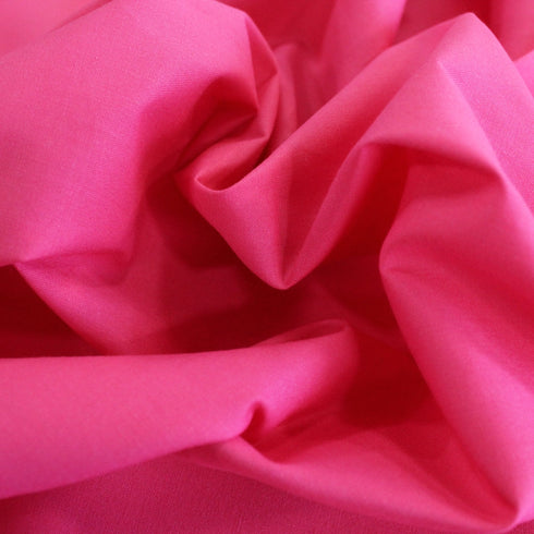 Premium Plain Polycotton Fabric, 60° Washable, 45"- 20 Colours Available